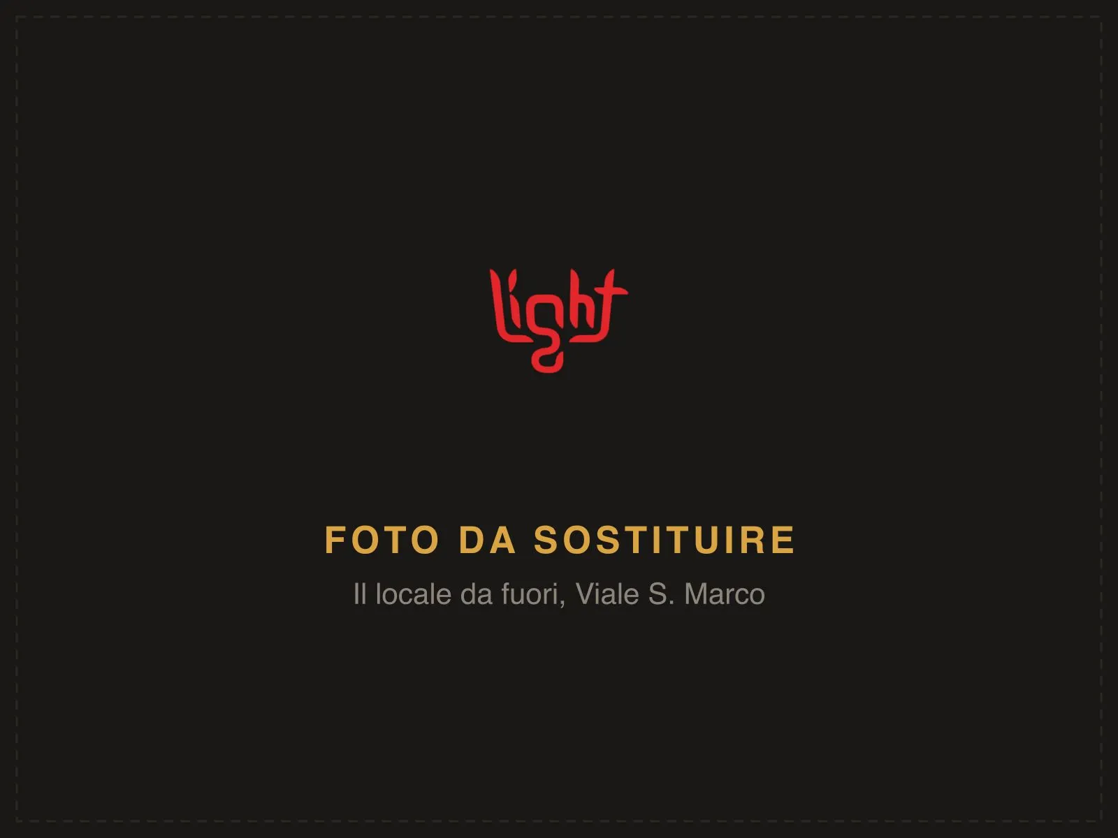 Il locale da fuori, in Viale S. Marco a Marcon