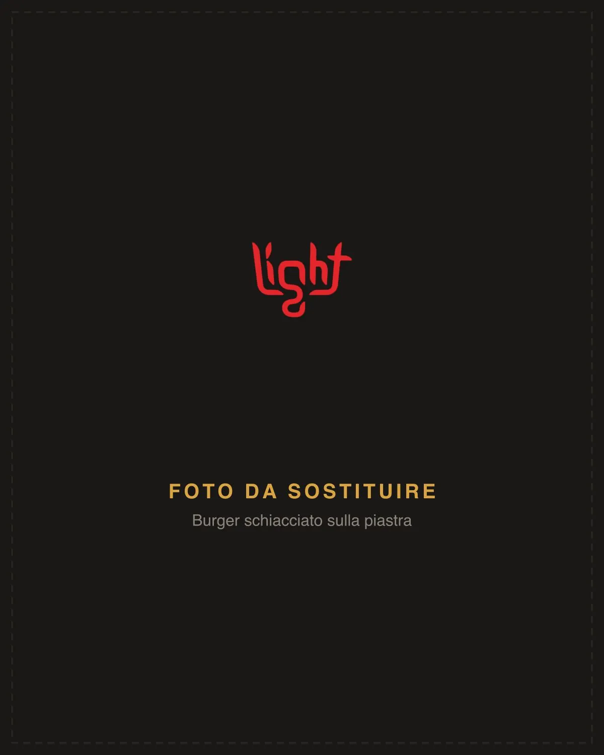 Smash burger schiacciato sulla piastra al Bar Bistrot Light